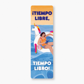 MARCAPAGINAS - TIEMPO LIBRE, TIEMPO LIBRO